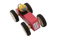 Retro Racing Car Red - Large