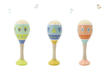 Pattern Play Maracas With Base - Toybox Tales