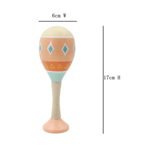 Pattern Play Maracas With Base - Toybox Tales