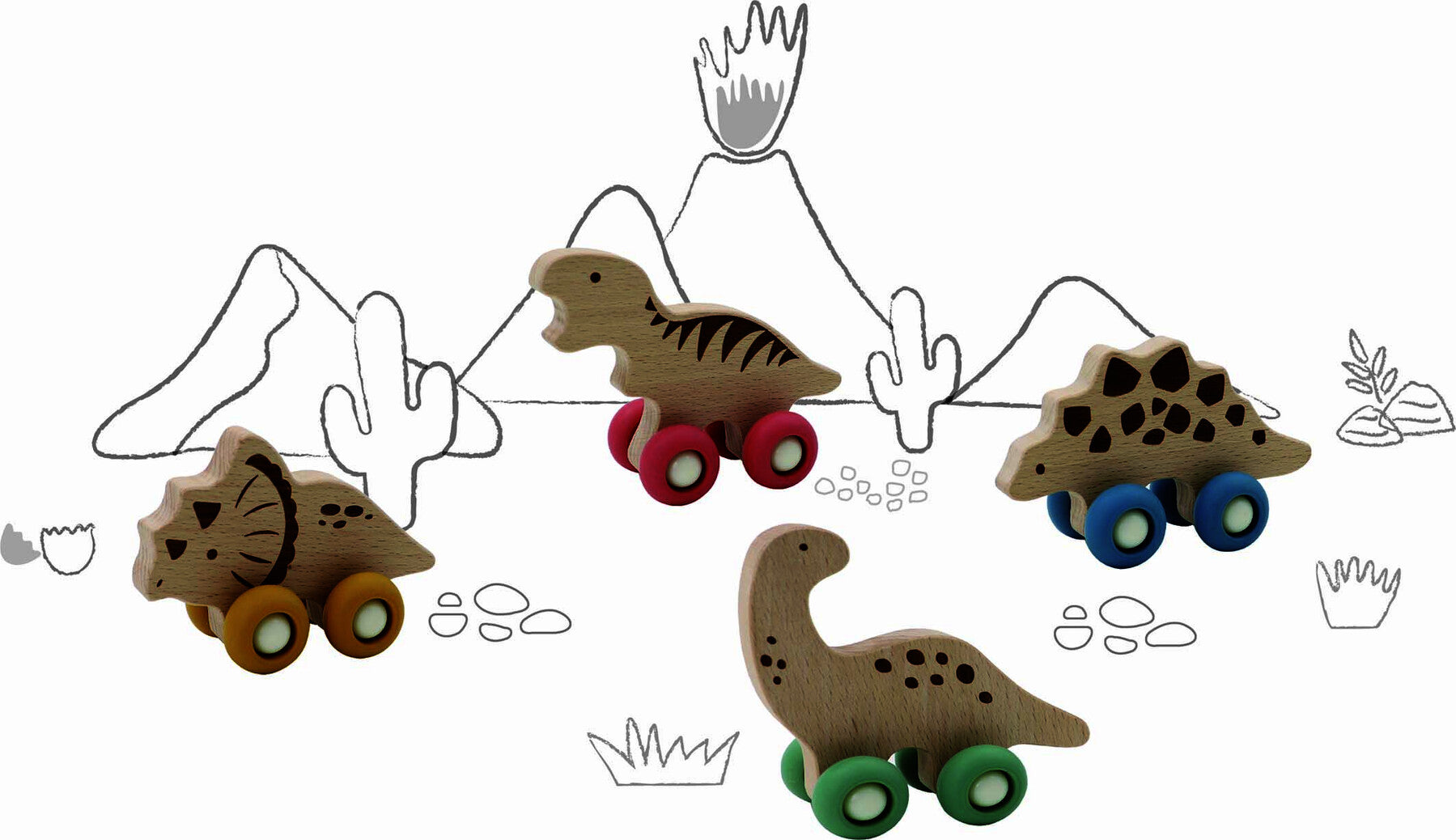 Ecowheels Dinosaur Movers