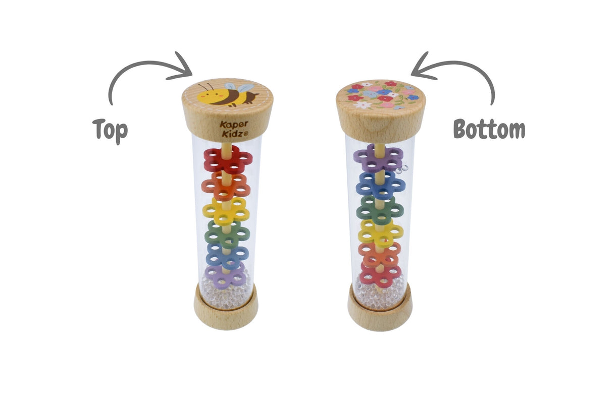 Wooden Rainmaker Rattle