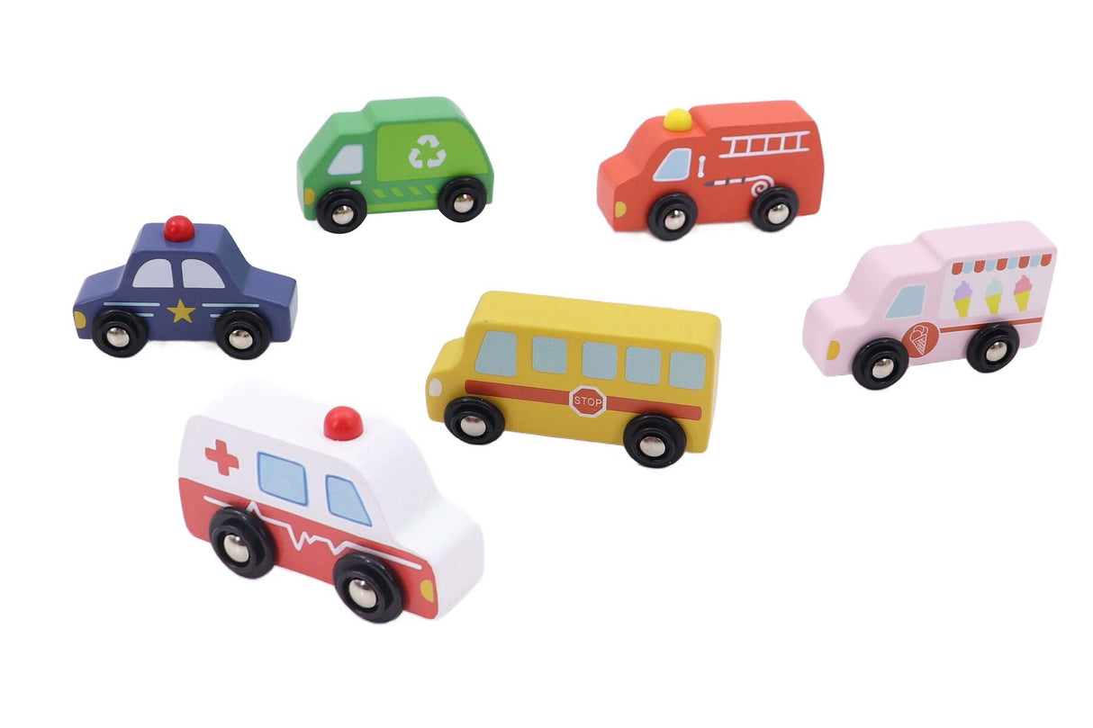 Wooden Transportation & Street Sign Set