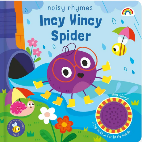 Noisy Rhymes Book | Incy Wincy Spider - Toybox Tales