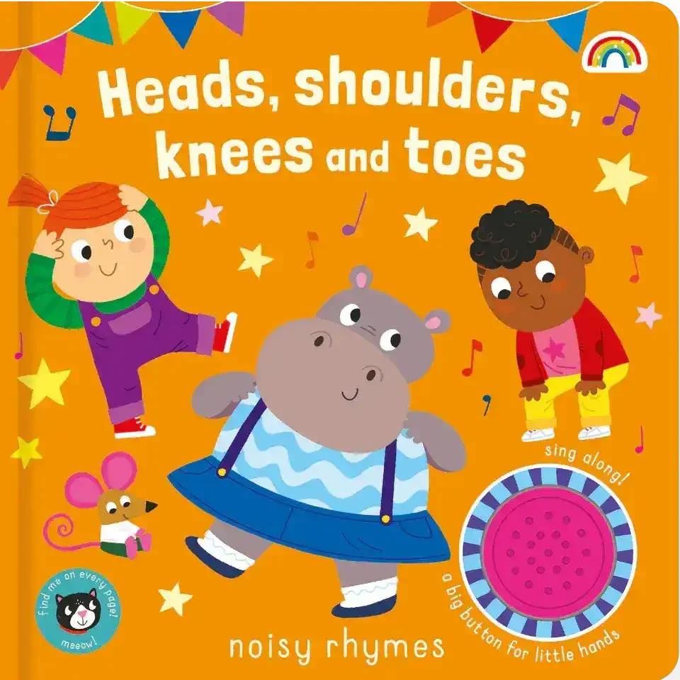 Noisy Rhymes Book | Heads Shoulders Knees and Toes - Toybox Tales