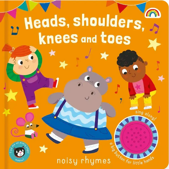 Noisy Rhymes Book | Heads Shoulders Knees and Toes - Toybox Tales