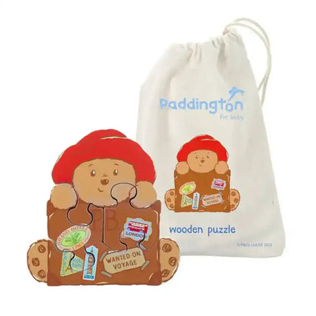 Paddington Bear | Wooden Puzzle with Suitcase - Toybox Tales