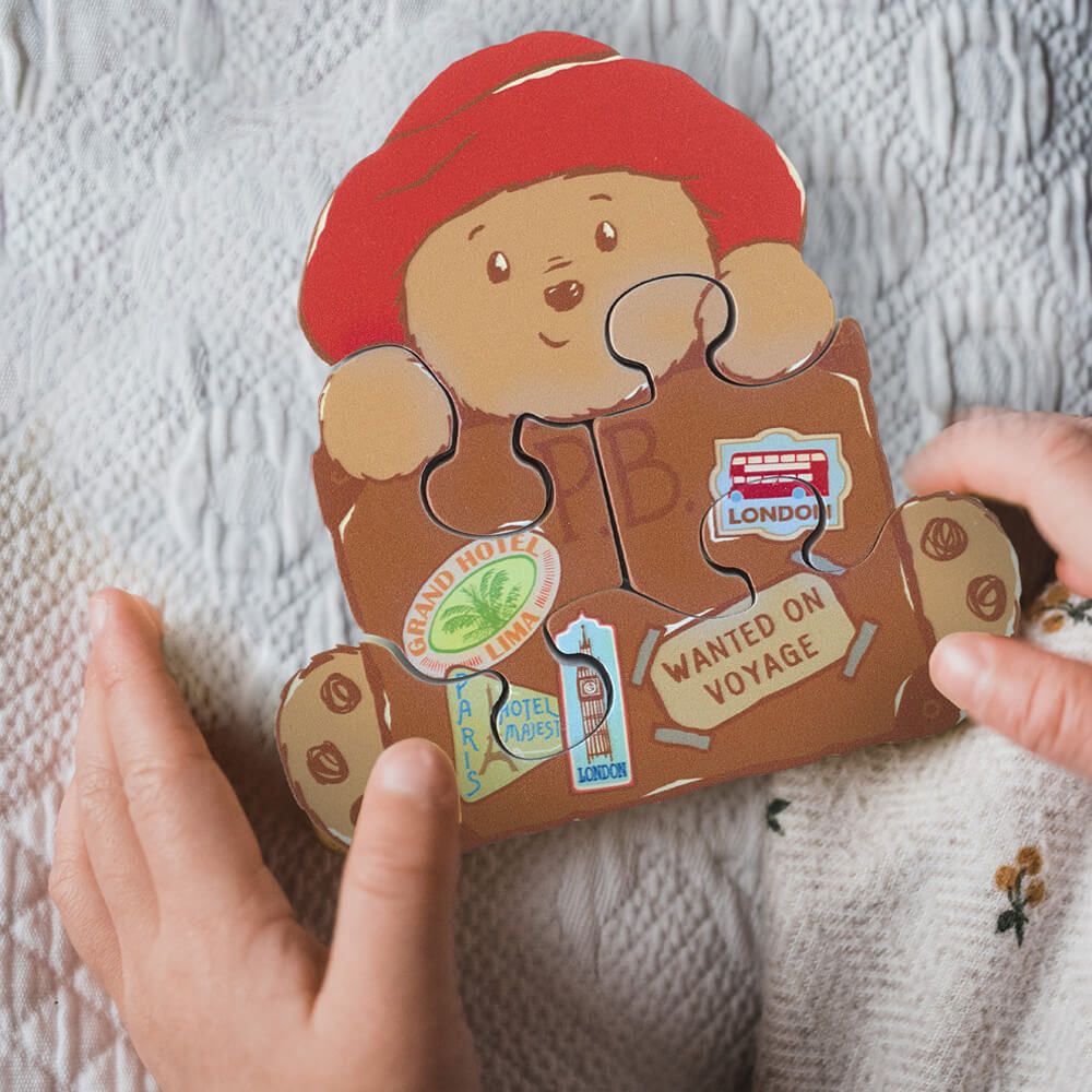 Paddington Bear | Wooden Puzzle with Suitcase