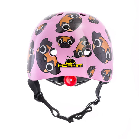 Hornit | Cycle Helmet with LED Light - Pug - Medium