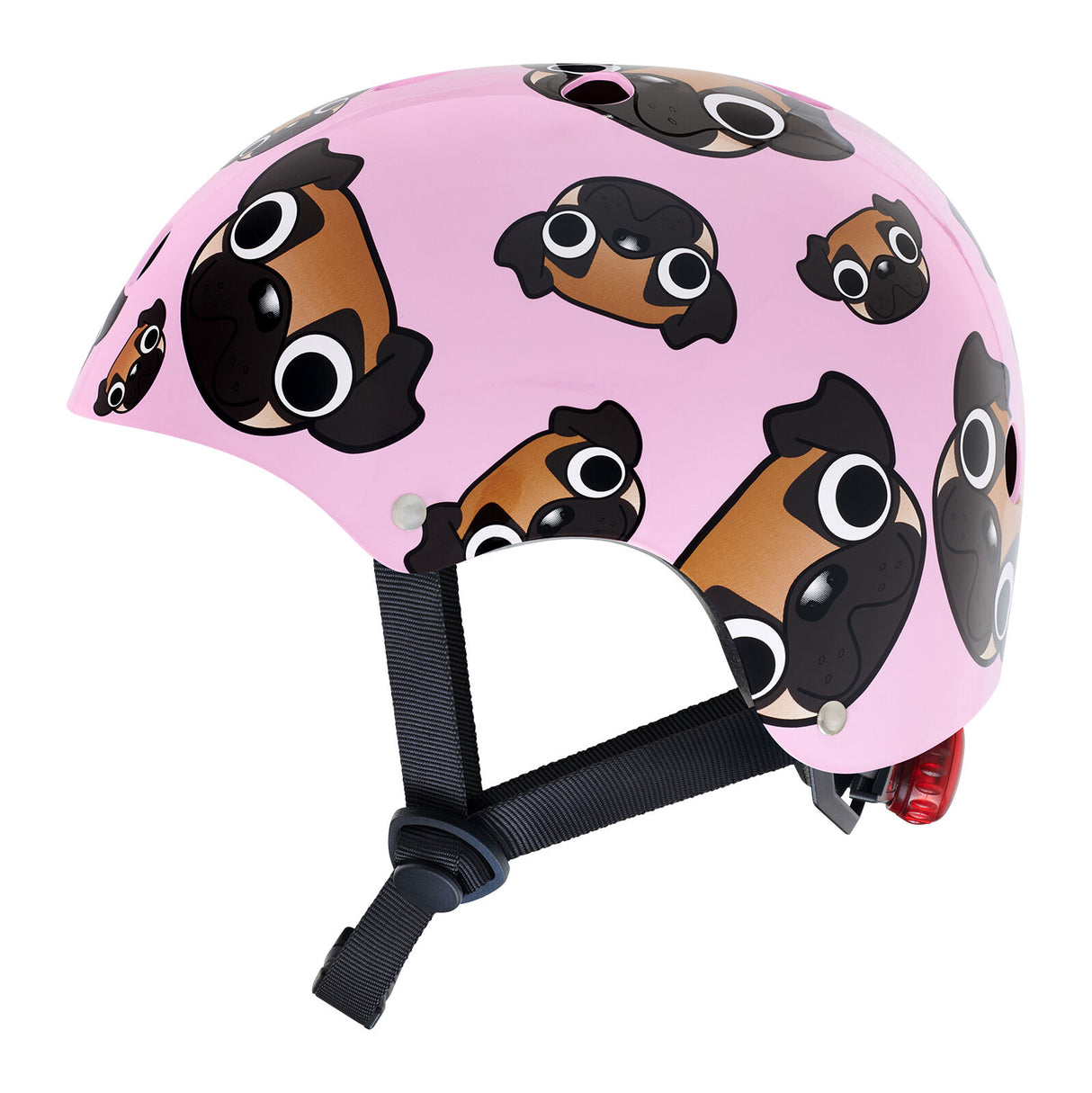 Hornit | Cycle Helmet with LED Light - Pug - Medium