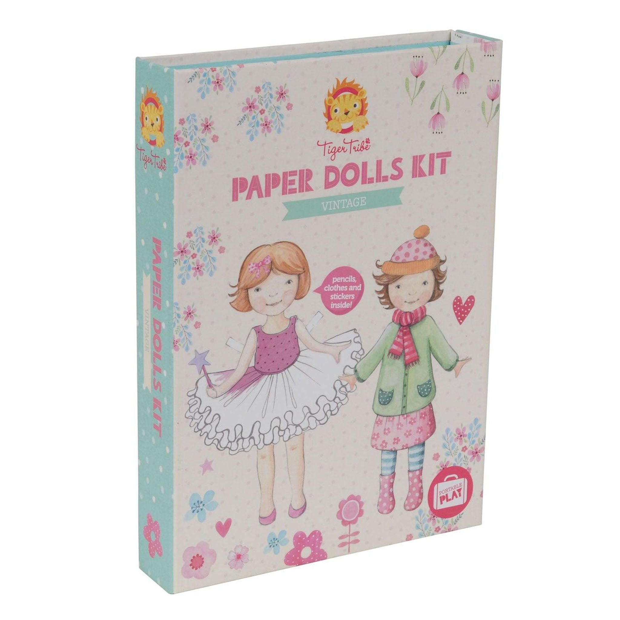 Paper Dolls Kit - Vintage - Tiger Tribe - Toybox Tales