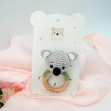 Crochet Ring Rattle - Ozzie the Koala