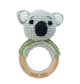 Crochet Ring Rattle - Ozzie the Koala