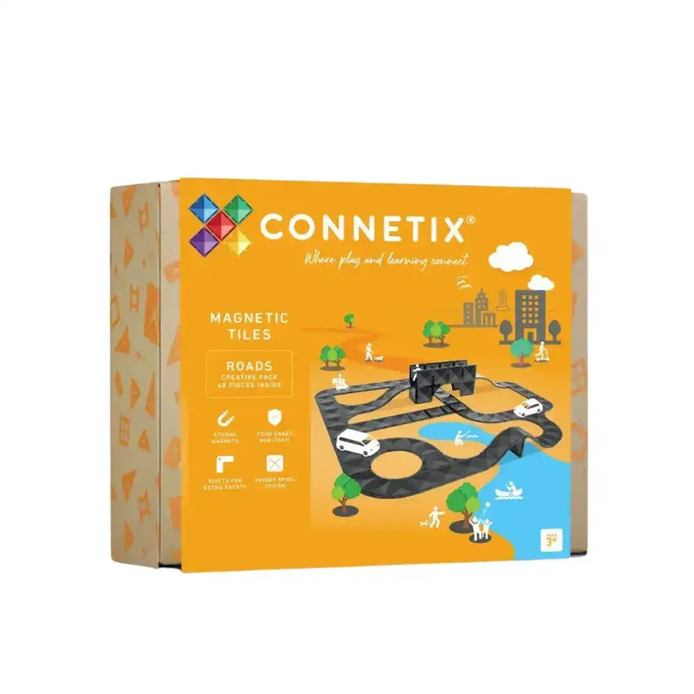 Connetix | Creative Roads Pack 48pc - Toybox Tales