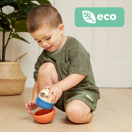Rocking Roller Dog Eco bioplastic toddler toy - Toybox Tales