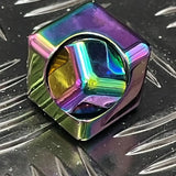 Kaiko Fidgets | Square Spinning Cube in Oil Slick