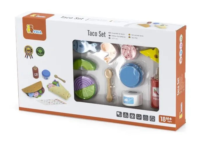 Wooden Taco Set - Toybox Tales