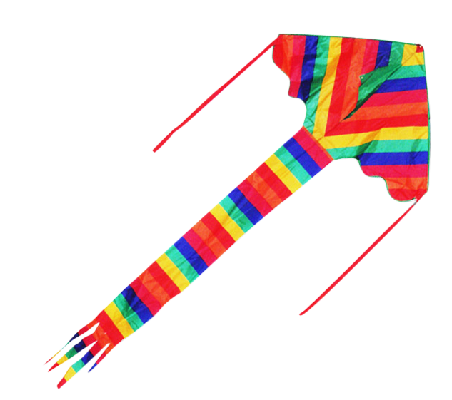 Small Rainbow delta kite
