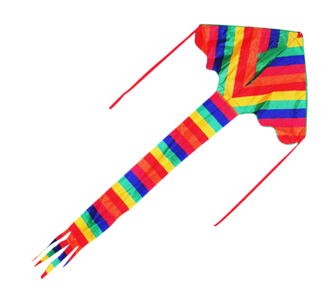 Small Rainbow delta kite