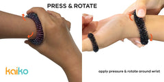 Kaiko Fidgets | Black Kaiko Wrist Spikey