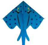 Blue Stingray single line kite