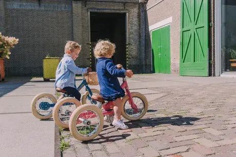 Trybike | Vintage Blue with Cream Tyres| Trike & Balance Bike - Toybox Tales