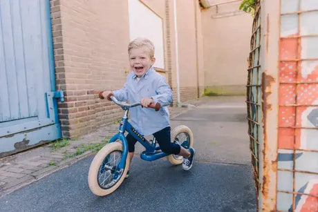Trybike | Vintage Blue with Cream Tyres| Trike & Balance Bike - Toybox Tales