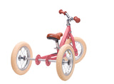 Trybike | Vintage Pink with Cream Tyres | Trike & Balance Bike