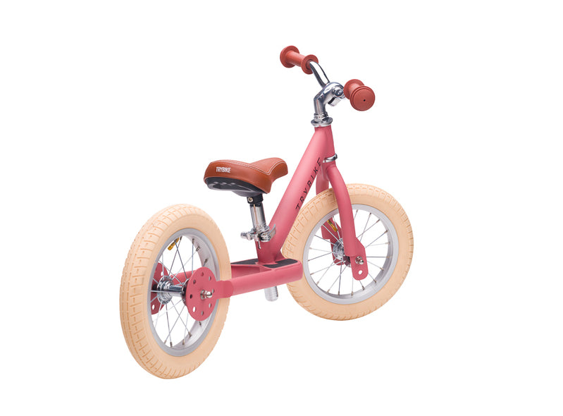 Trybike | Vintage Pink with Cream Tyres | Trike & Balance Bike
