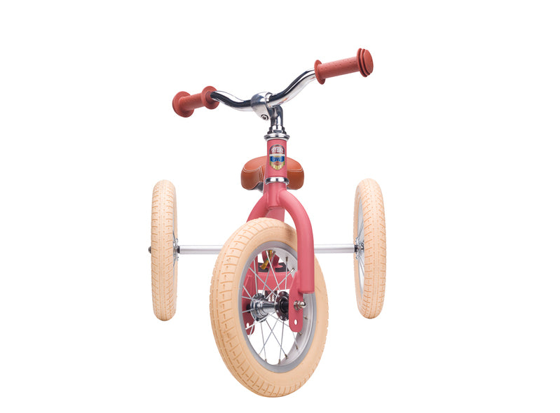 Trybike | Vintage Pink with Cream Tyres | Trike & Balance Bike