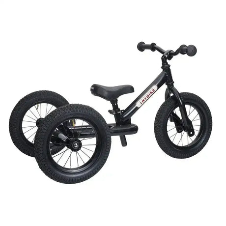 Trybike | Black with Black Tyres | Trike & Balance Bike - Toybox Tales