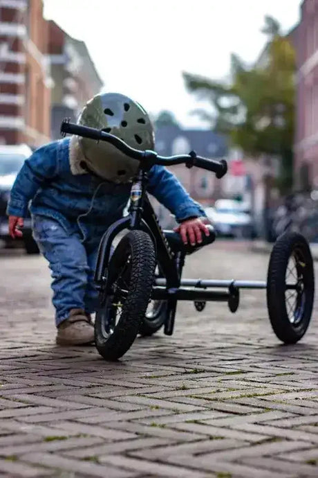 Trybike | Black with Black Tyres | Trike & Balance Bike - Toybox Tales