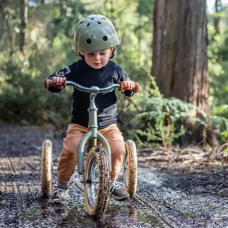 Trybike | Vintage Green with Cream Tyres | Trike & Balance Bike - Toybox Tales