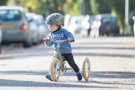 Trybike | Vintage Green with Cream Tyres | Trike & Balance Bike - Toybox Tales