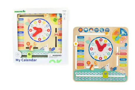 My Forest Friends | Calendar With Adjustable Tabs - Toybox Tales
