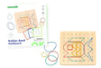 Creative Rubber Band Geoboard Pattern Puzzle Game - Toybox Tales
