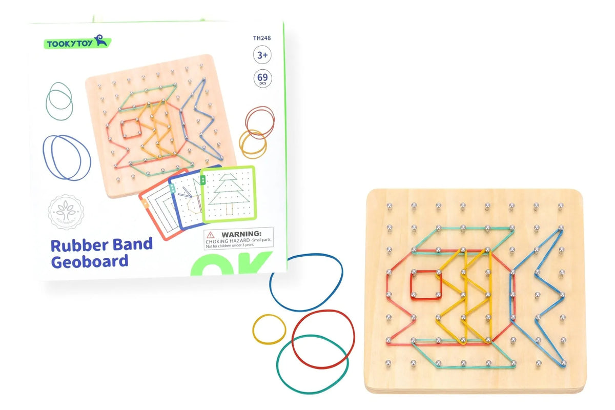 Creative Rubber Band Geoboard Pattern Puzzle Game