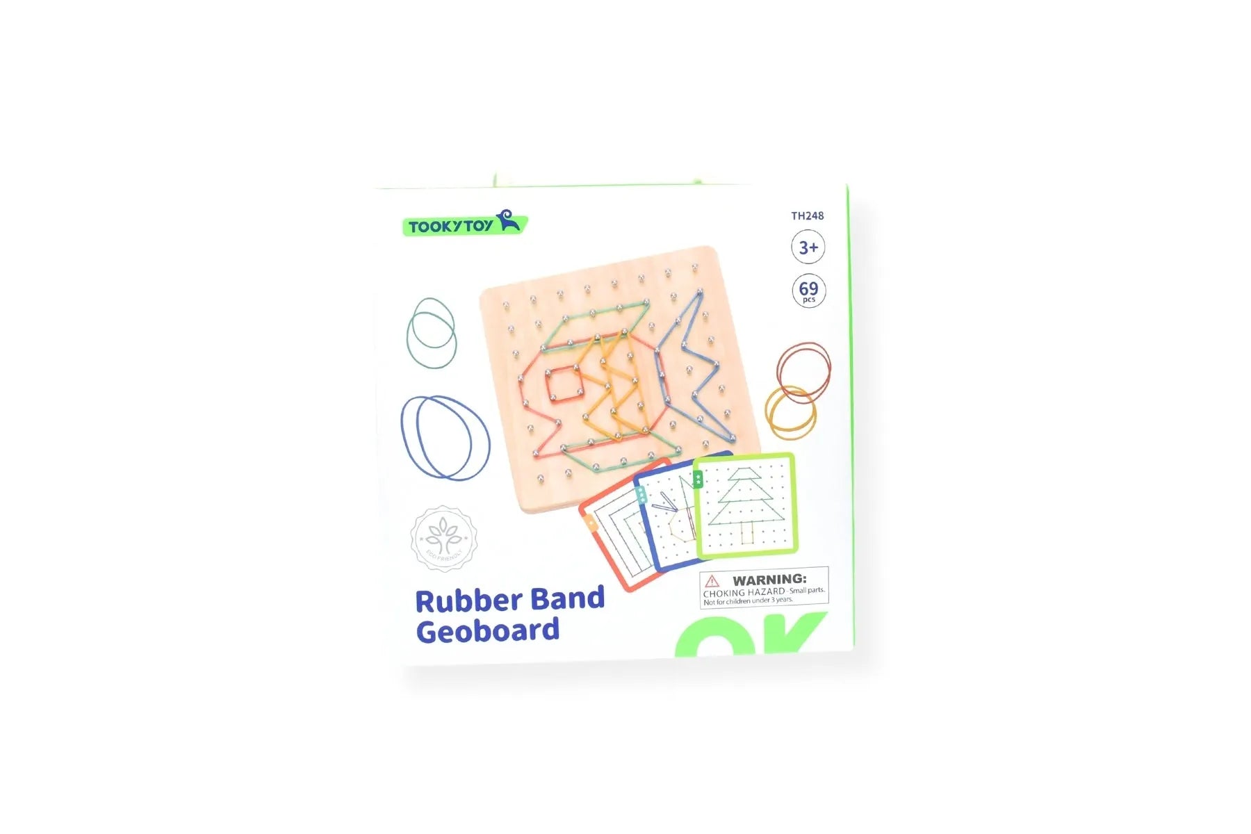 Creative Rubber Band Geoboard Pattern Puzzle Game