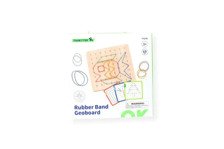 Creative Rubber Band Geoboard Pattern Puzzle Game - Toybox Tales