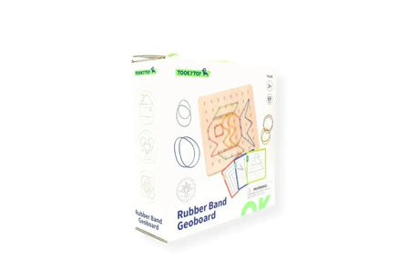 Creative Rubber Band Geoboard Pattern Puzzle Game - Toybox Tales