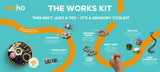 Kaiko Fidgets | The Works Fidget Kit Oil Slick