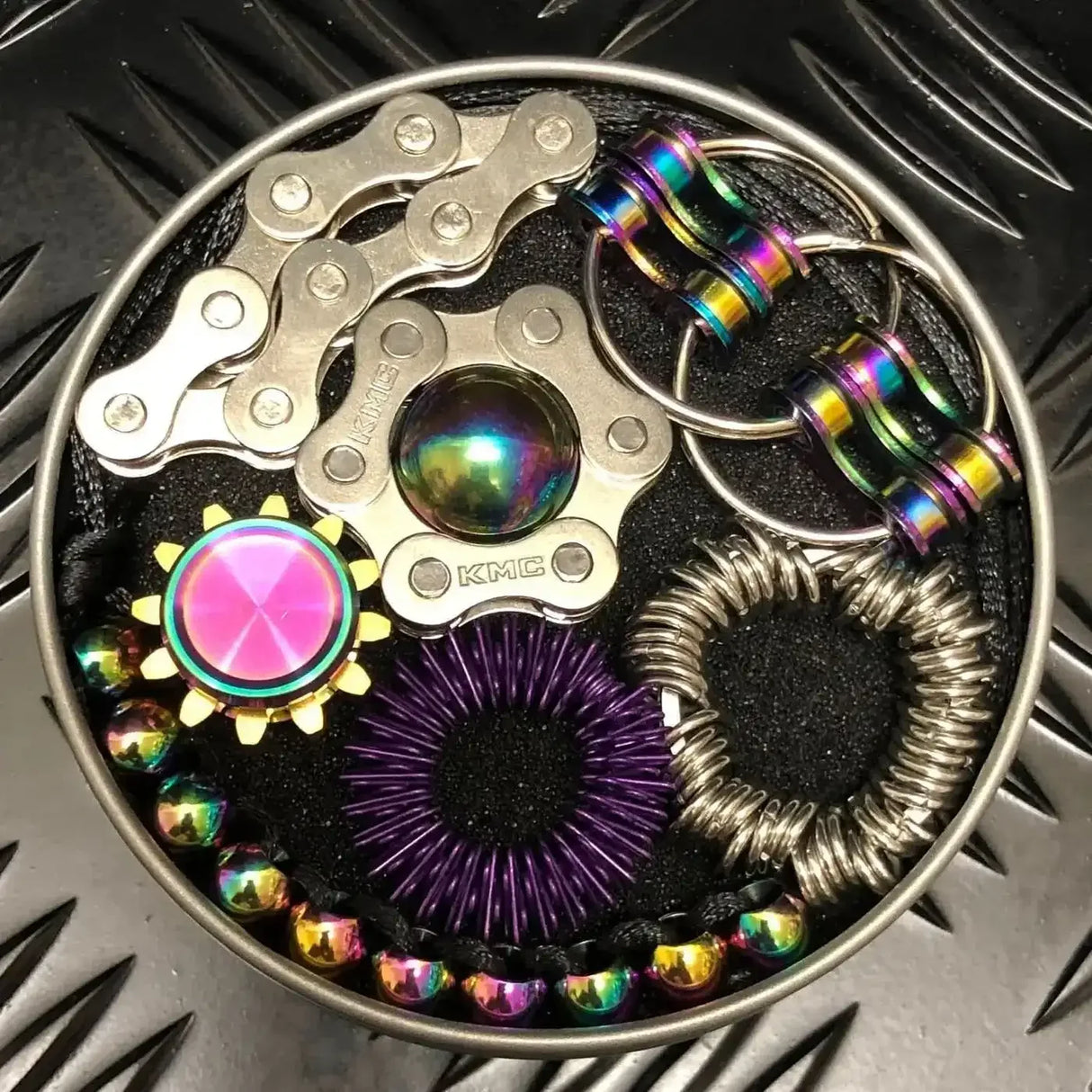 Kaiko Fidgets | The Works Fidget Kit Oil Slick