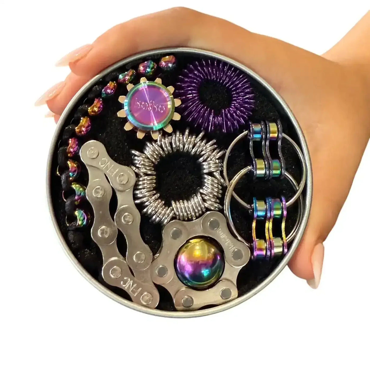 Kaiko Fidgets | The Works Fidget Kit Oil Slick