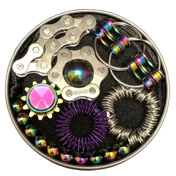 Kaiko Fidgets | The Works Fidget Kit Oil Slick