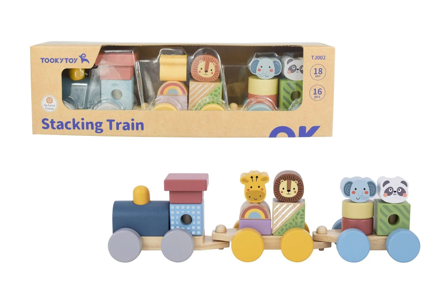 My Forest Friends Stacking Animals Train