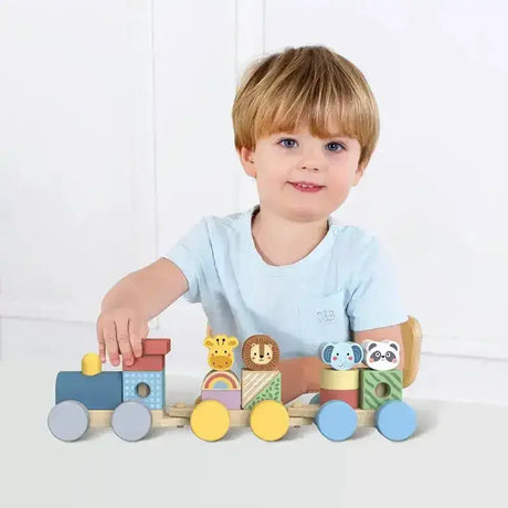 My Forest Friends Stacking Animals Train - Toybox Tales