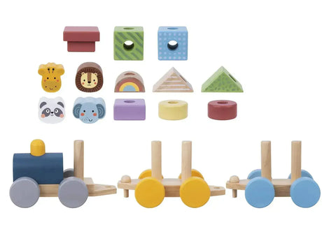 My Forest Friends Stacking Animals Train - Toybox Tales