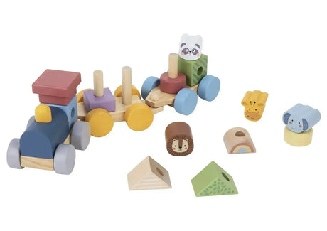 My Forest Friends Stacking Animals Train - Toybox Tales