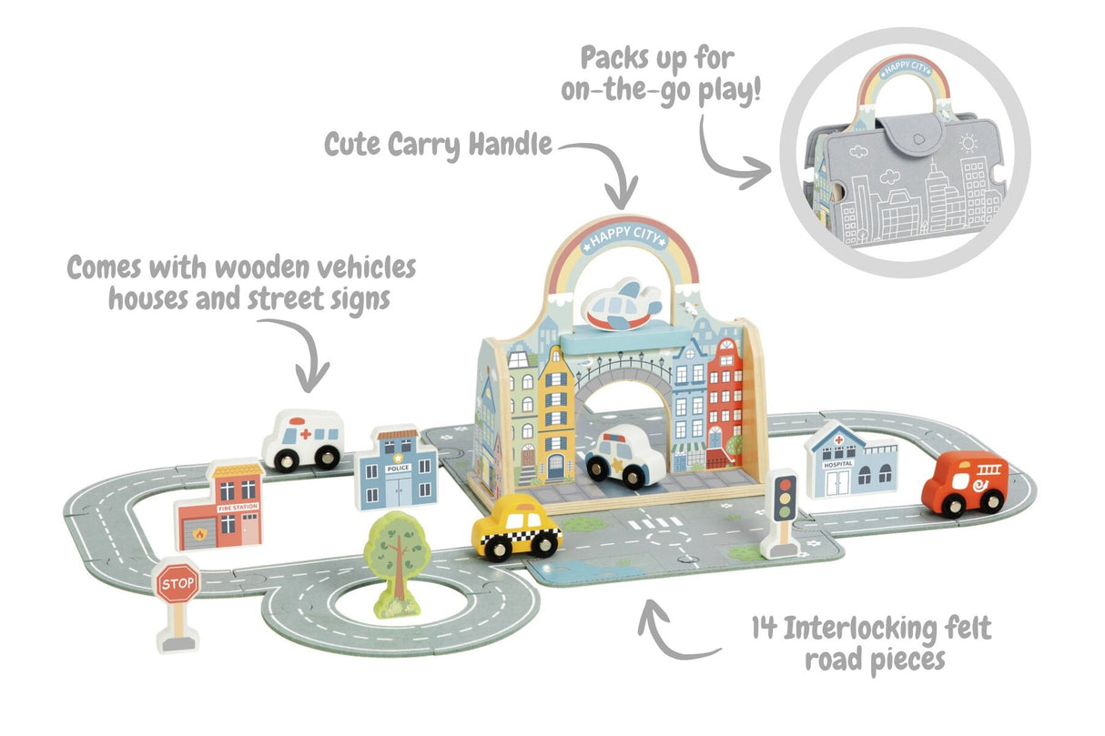 Tooky Toy - Felt City Play Set