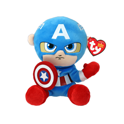 TY Marvel CAPTAIN AMERICA - soft - Toybox Tales