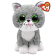 TY Beanie Boos FERGUS - Grey Cat - Regular - Toybox Tales